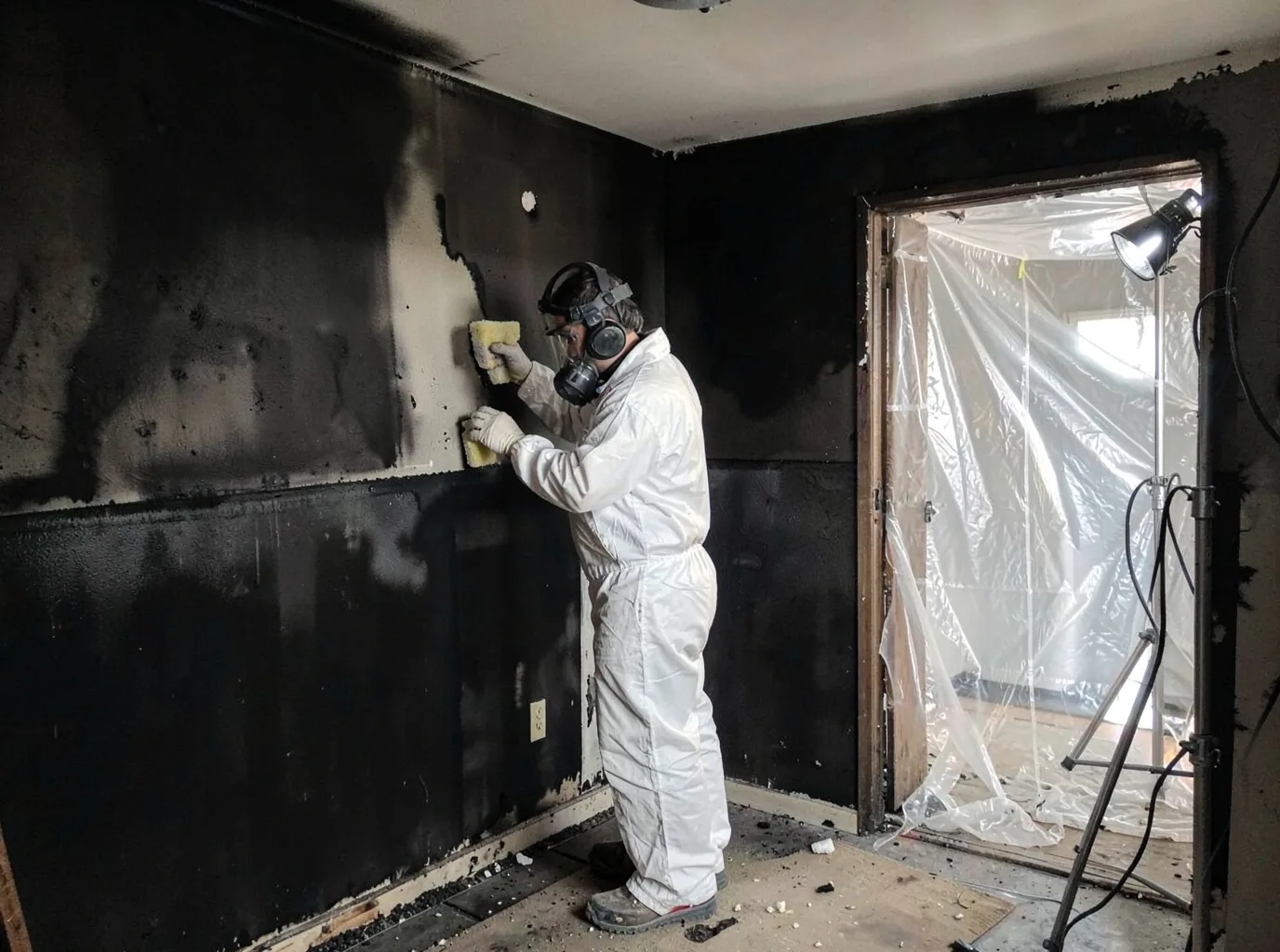 Fire Damage Restoration company in Long Island, KS
